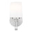 Z-Lite Henri 1 Light Vanity, Brushed Nickel/White Opal