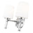 Z-Lite Henri 2 Light Vanity, Chrome /White Opal