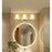 Z-Lite Henri 3 Light Vanity, Chrome /White Opal