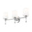 Z-Lite Henri 3 Light Vanity, Chrome /White Opal