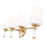 Z-Lite Henri 4 Light Vanity, Modern Gold/White Opal