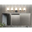 Z-Lite Henri 5 Light Vanity, Matte Black/White Opal