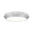 Z-Lite Quasars 1 Light 16" Flush Mount, Brushed Nickel/White - 7701F16-BN-LED