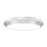 Z-Lite Quasars 1 Light 20" Flush Mount, Brushed Nickel/White - 7701F20-BN-LED