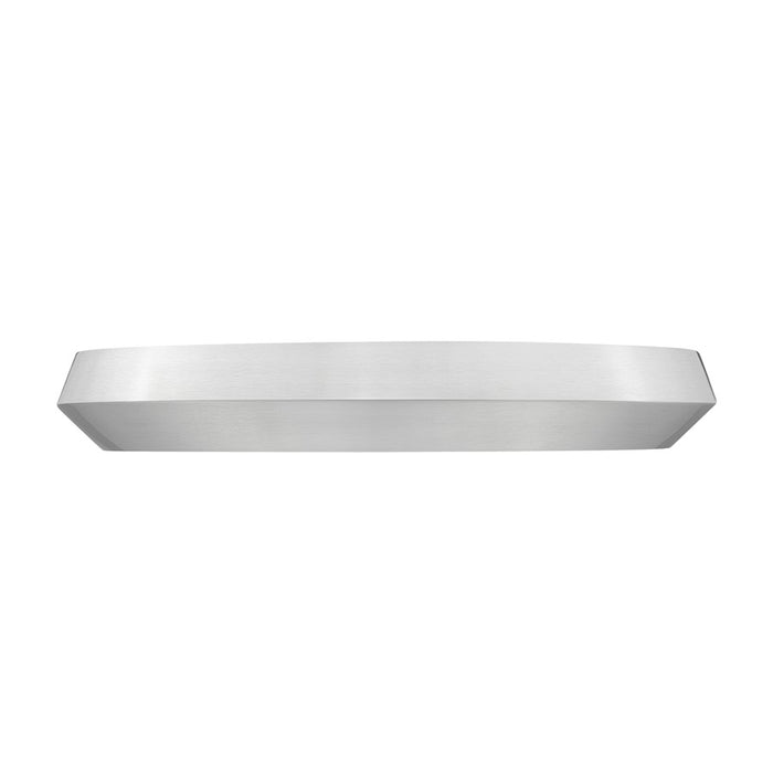 Z-Lite Quasars 1 Light 20" Flush Mount, Brushed Nickel/White
