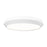 Z-Lite Quasars 1 Light 20" Flush Mount, Matte White/White - 7701F20-MW-LED
