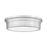 Z-Lite Bentley 1 Light 16" Flush Mount, Brushed Nickel/White