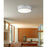 Z-Lite Bentley 1 Light 20" Flush Mount, Brushed Nickel/White
