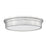Z-Lite Bentley 1 Light 20" Flush Mount, Brushed Nickel/White