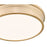 Z-Lite Bentley 1 Light 20" Flush Mount, Modern Gold/White
