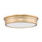 Z-Lite Bentley 1 Light 20" Flush Mount, Modern Gold/White