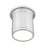 Z-Lite Bentley 1 Light 8" Flush Mount, Brushed Nickel/White