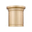 Z-Lite Bentley 1 Light 8" Flush Mount, Modern Gold/White