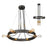 Z-Lite Troubadour 6 Light Chandelier, Bronze - 8001-6C-BRZ