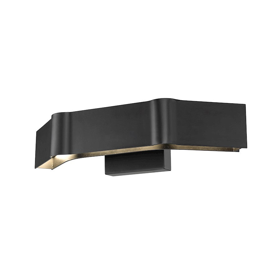 Z-Lite Arcano 3 Light Wall Sconce, Matte Black - 8002-3SMB-LED