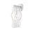 Z-Lite Contour 1 Light Wall Sconce, White, Gloss White