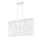 Z-Lite Contour Island/Billiard, White, Gloss White