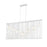 Z-Lite Contour Island/Billiard, White, Gloss White