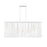 Z-Lite Contour Island/Billiard, White, Gloss White