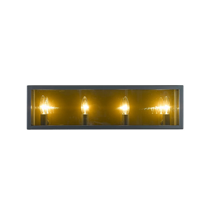 Z-Lite Infinity 4 Light Vanity, Misty Charcoal, Smoke