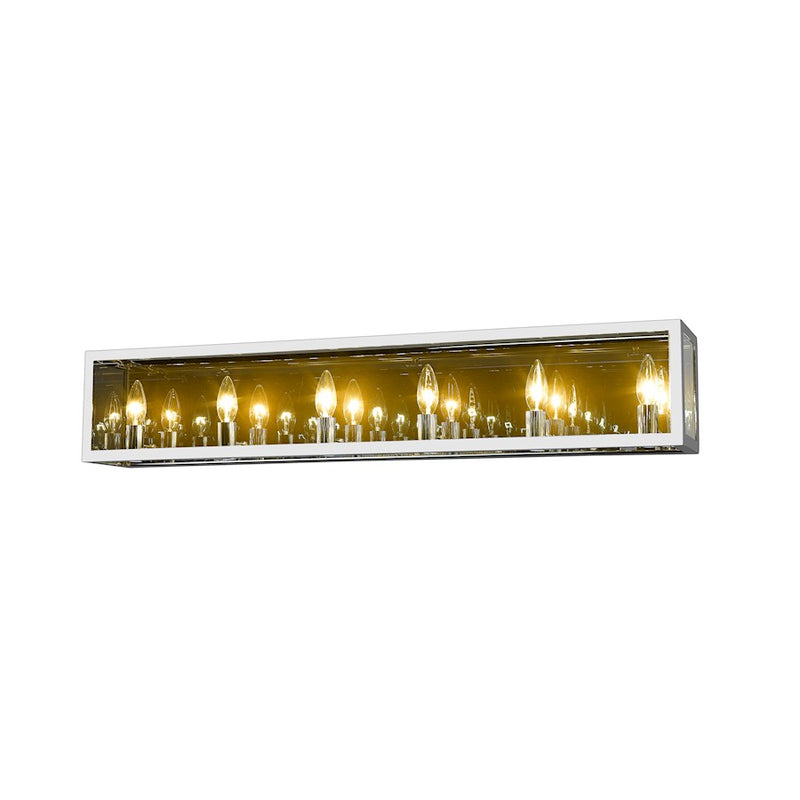 Z-Lite Infinity 6 Light Vanity, Chrome, Smoke - 802-6V-CH