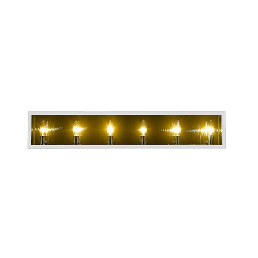 Z-Lite Infinity 6 Light Vanity, Chrome/Smoke