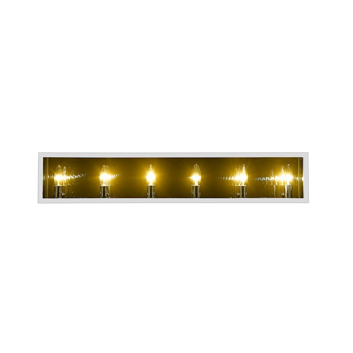 Z-Lite Infinity 6 Light Vanity, Chrome/Smoke