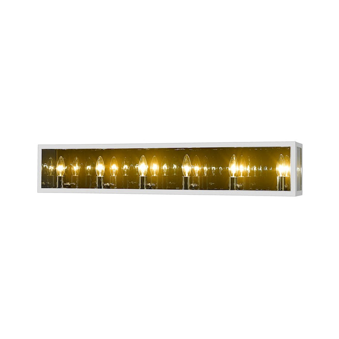 Z-Lite Infinity 6 Light Vanity, Chrome/Smoke