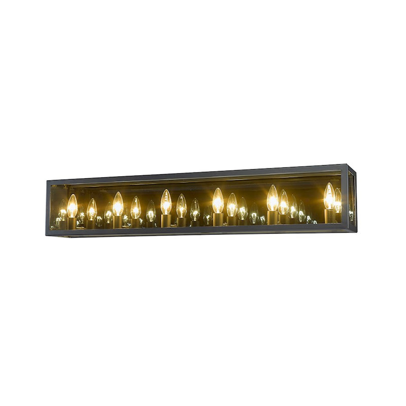Z-Lite Infinity 6 Light Vanity, Misty Charcoal, Smoke - 802-6V-MC