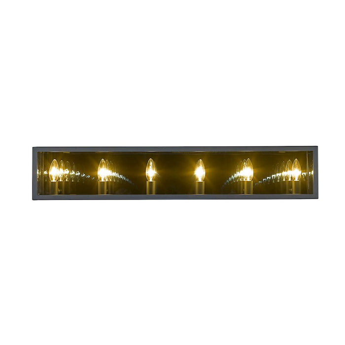 Z-Lite Infinity 6 Light Vanity, Misty Charcoal, Smoke