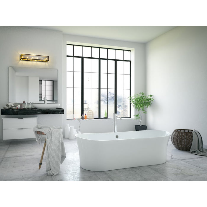 Z-Lite Infinity 6 Light Vanity, Misty Charcoal, Smoke