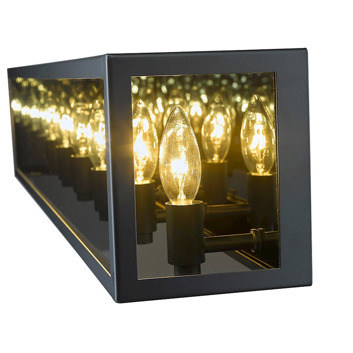 Z-Lite Infinity 6 Light Vanity, Misty Charcoal, Smoke