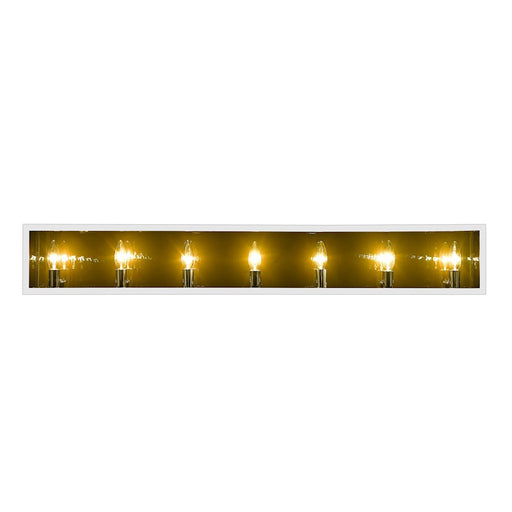Z-Lite Infinity 7 Light Vanity, Chrome/Smoke