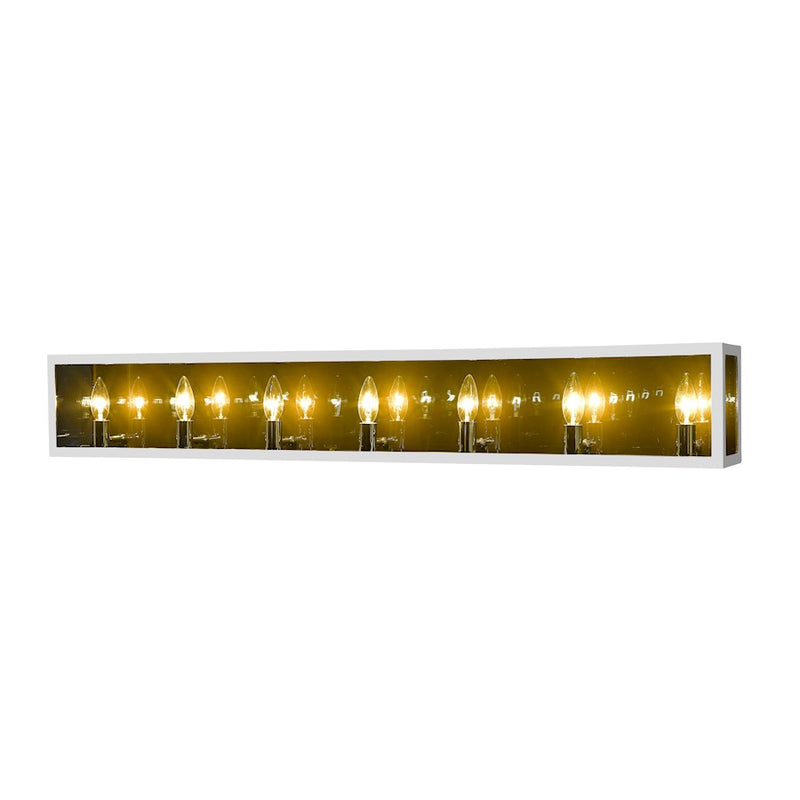 Z-Lite Infinity 7 Light Vanity, Chrome/Smoke