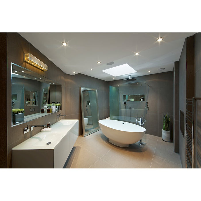 Z-Lite Infinity 7 Light Vanity, Chrome/Smoke