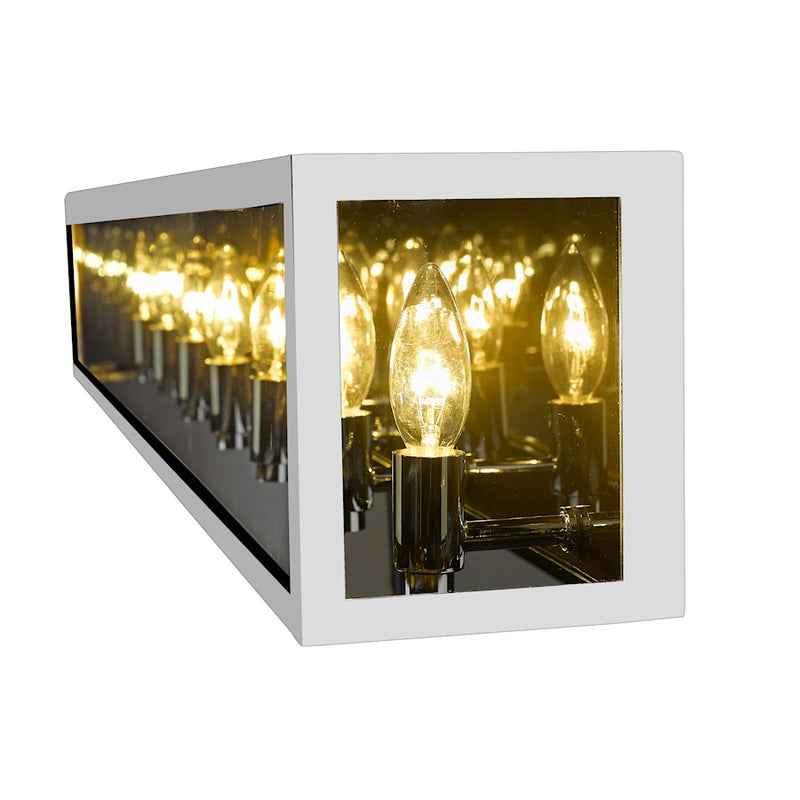 Z-Lite Infinity 7 Light Vanity, Chrome/Smoke