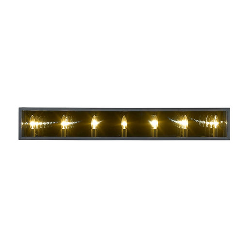 Z-Lite Infinity 7 Light Vanity, Misty Charcoal, Smoke