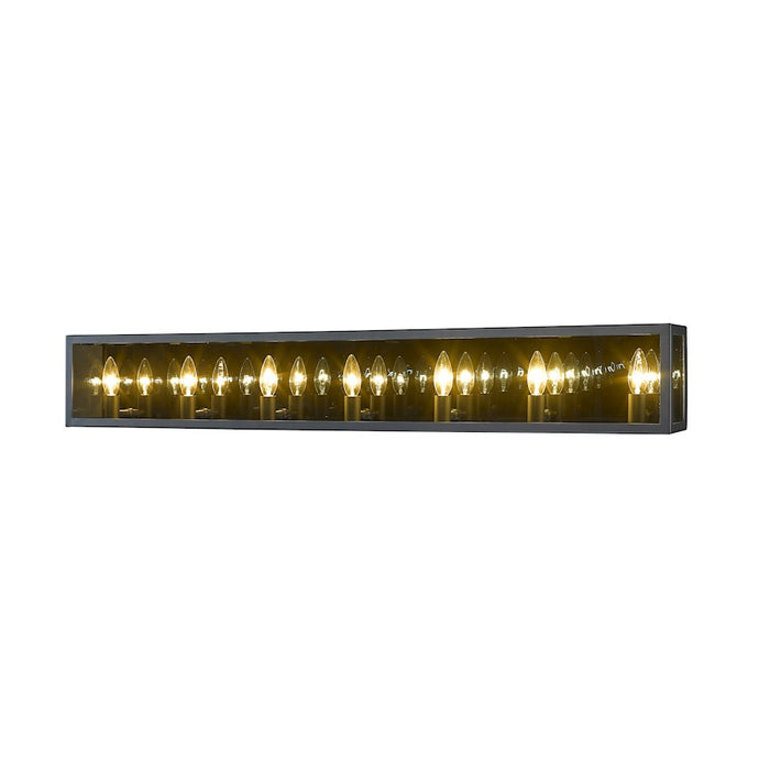 Z-Lite Infinity 7 Light Vanity, Misty Charcoal, Smoke