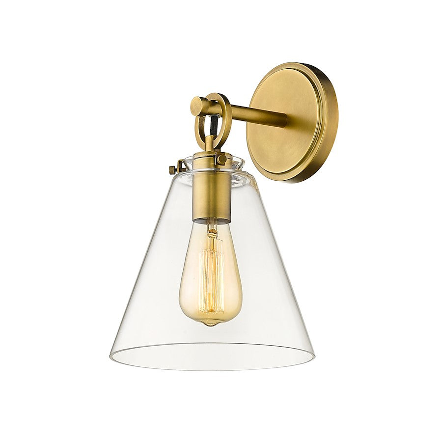 Z-Lite Harper 1 Light 12.25" Wall Sconce, Clear