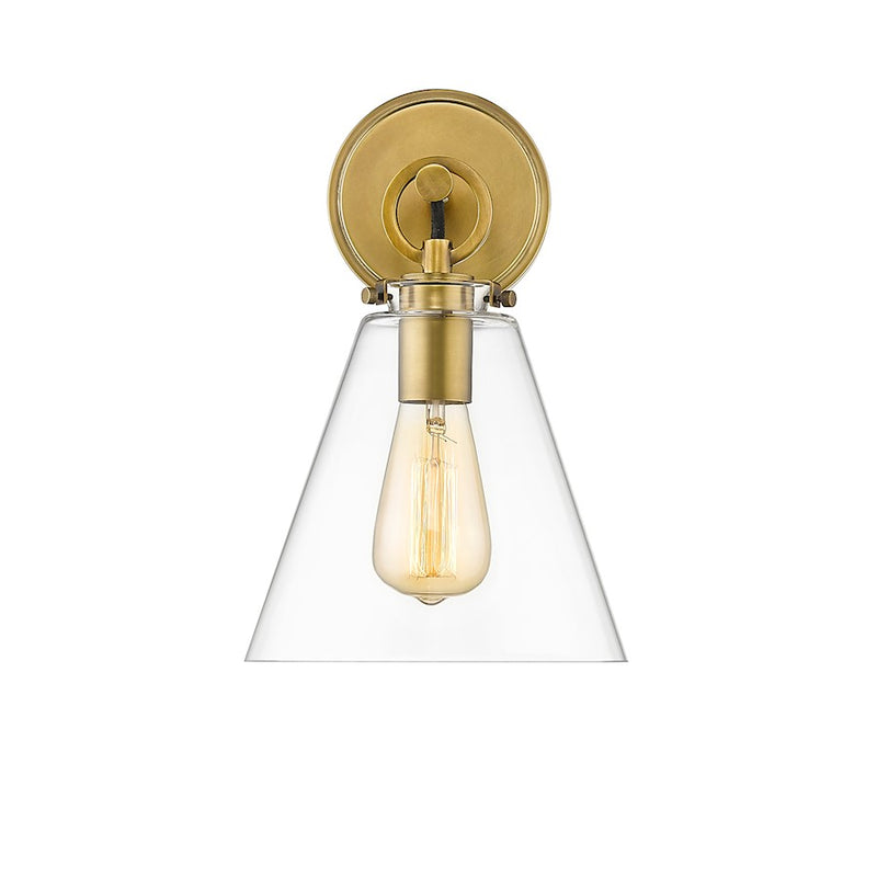 Z-Lite Harper 1 Light 12.25" Wall Sconce, Clear