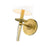 Z-Lite Avery 1 Light 19" Wall Sconce, Rubbed Brass/White