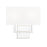 Z-Lite Saxon 2 Light 4" Wall Sconce, Polished Nickel/White