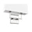 Z-Lite Saxon 2 Light 4" Wall Sconce, Polished Nickel/White