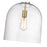 Z-Lite Pearson 1 Light 12" Chandelier, Rubbed Brass/Clear Seedy