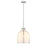 Z-Lite Pearson 1 Light 12.25" Chandelier, Brushed Nickel/White Opal