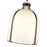 Z-Lite Pearson 1 Light 12.25" Chandelier, Matte Black/White Opal