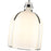 Z-Lite Pearson 1 Light 12.25" Chandelier, Polished Nickel/White Opal