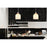 Z-Lite Pearson 1 Light 12.25" Chandelier, Polished Nickel/White Opal