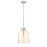 Z-Lite Pearson 1 Light 9.75" Chandelier, Brushed Nickel/White Opal
