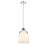 Z-Lite Pearson 1 Light 9.75" Chandelier, Polished Nickel/White Opal - 818-9PN